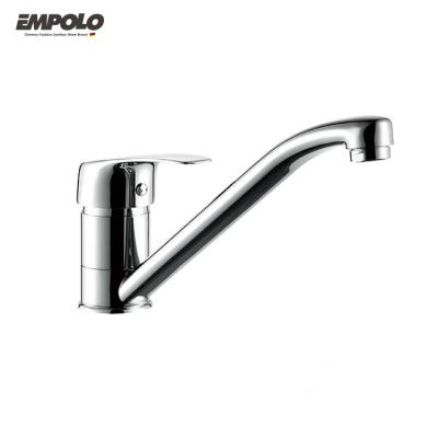 China Cheap Faucet Jiangmen Modern American Standard Chrome Solid Brass Hot And Cold Mixer Sink Kitchen Faucets for sale