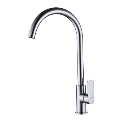 China Modern Wholesale Top Selling Brass Single Handle Kitchen Mixer Tap Kitchen Sink Faucet Faucet Te koop