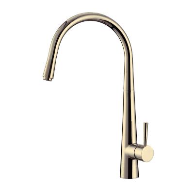 Κίνα Kitchen Gold Modern Faucet Cupc Lead Free Brass Kitchen Faucet Hot And Cold Mixer προς πώληση