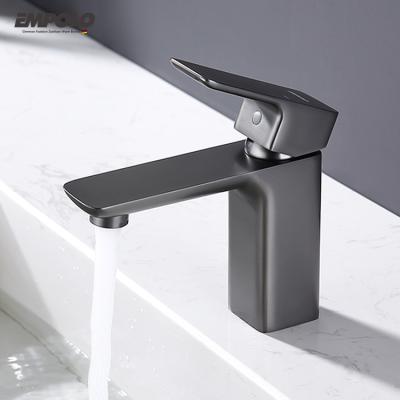 Chine Modern Gunmetal 1 Hole Modern Lavatory Basin Faucet Mixer Tap Bathroom à vendre