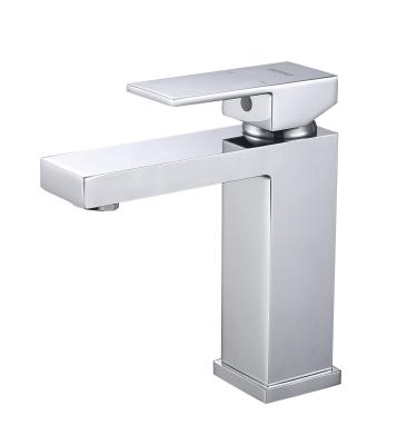 중국 Modern Saving Square Shape Chrome Plating grifo Bathroom Sink Mixer Basin Faucet 판매용