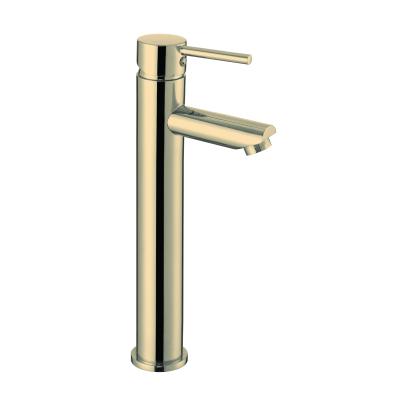 중국 Modern Design Gold Empolo Porcelain Single Handle Basin Faucet Bathroom Mixer Tap 판매용