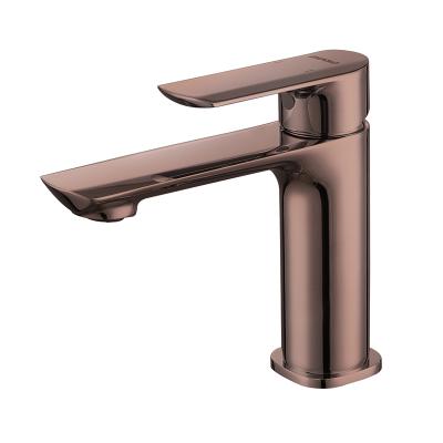 中国 Modern One Hole Deck Mounted Brass Mixer Taps Lavatory Faucet Bathroom Pull Down Faucets 販売のため