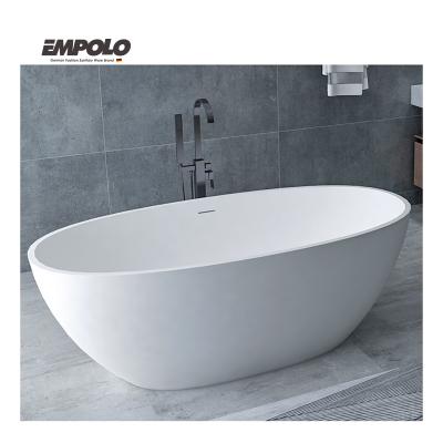 China Stone Seamless Joint Wholesale Artificial Resin Tub Solid Outdoor Bathroom Bathtub Freestanding Tubs zu verkaufen