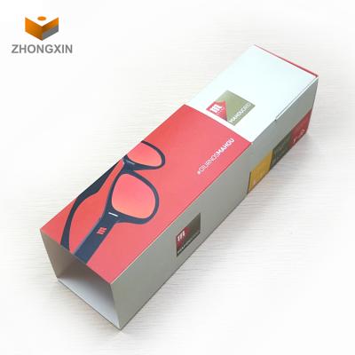 China Recyclable Foldable Sunglasses Package Eyewear Packaging Paper Gift Box Paper Fold Sunglasses Packaging Box for sale