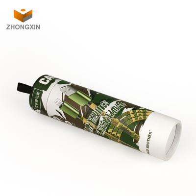 China Recyclable Wholesale Custom Cardboard Cylinder Boxes For Sunglasses Lip Gloss Tube Cable Box Packaging Cylinder Tea Box for sale