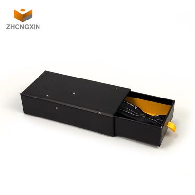 China Paper Thickness 2mm Custom Printed Luxury Black Paper Large Sliding Sunglasses Box Retail Boxes For Sunglasses for sale