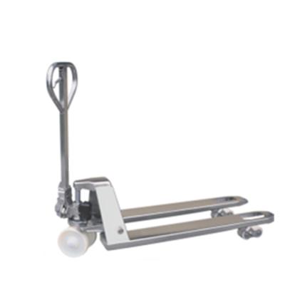 China Hotels high quality 2 ton pallet jack stainless steel hand pallet truck with wheel for sale for sale