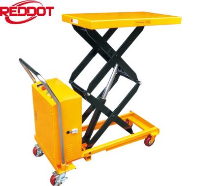 China Reddot Easy Semi Electric Scissor Lift Table 300 Kg 500kg 800kg1000kg Operation Safety Convenience for sale