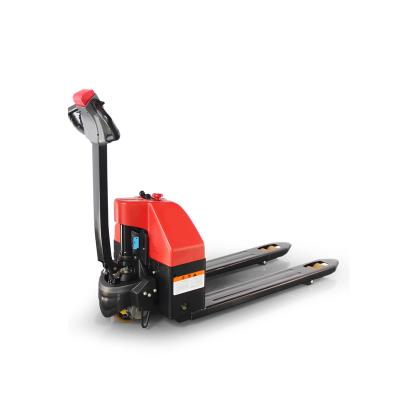 China Hotels REDDOT 1500KG Jack EPT20-15ET Electric Hand Pallet Truck With DC Power for sale