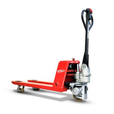 China galvanized & Stainless Steel Reddot Optional 1.5t 1500 Kg Li-ion Semi Electric Pallet Truck for sale