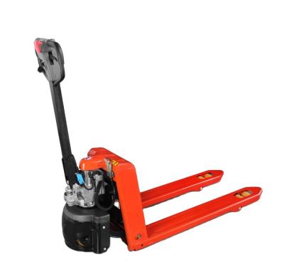 China Hotels REDDOT Mini Small Battery Easy Operated Semi Electric Hand Pallet Truck With Competitive Price for sale