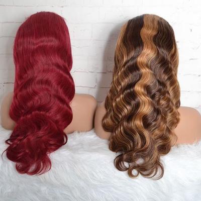 China Full Body Wave 150% 180% Density HD Lace Hair Wig, Glueless Full HD Lace Wig, Natural Virgin Hair Lace Front Wig For Black Women for sale