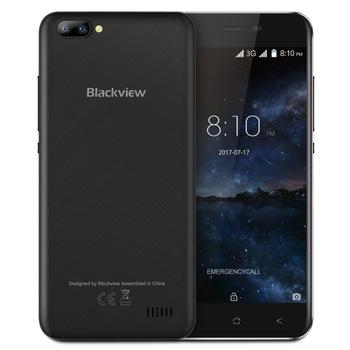 China 3G in Blackview A7 Quad Core Mobile Phone 1GB RAM 8GB ROM Dual Core Back Camera Running Unlocked Mobile Phone Android 7.0 Smartphone MT6580A for sale