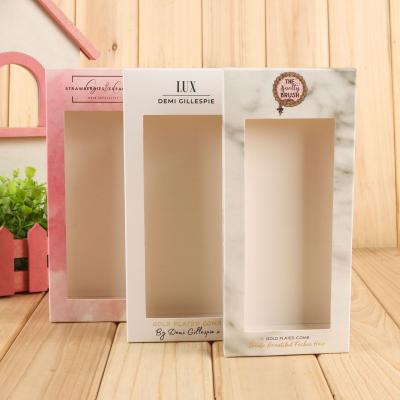 China Customize Factory Customized Rectangular White Cardboard Box Customized Color Draw Comb Packing Box Wholesale for sale