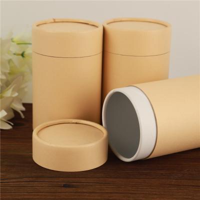 China Recyclable Customized Packaging Tube Packaging Box Paper Cylinder Poster Tube Tea Pot Cylinder Wrapping Paper Jar for sale