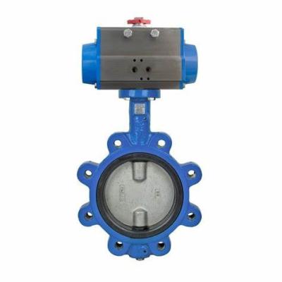 China General Cast Iron Body LT Pneumatic Butterfly Valve Customize ODM & OEM Low Cost DN 80 for sale