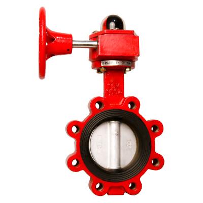 China General china factory iso approved QT450 body forged lt type butterfly valve for chemical plant for sale