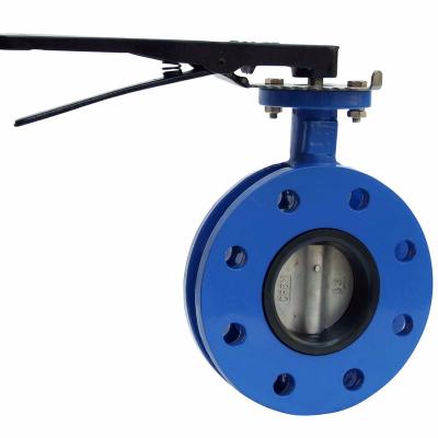 China General High Quality Pn10 Wafer Type Stainless Steel Disc Flanged Butterfly Valve With CorrosionResistance for sale