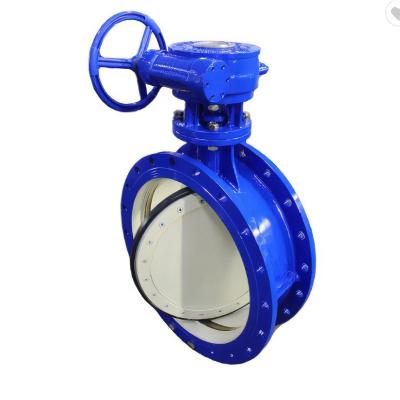 China Newest General Factory Price Pn16 NBR Seat Pn16 NBR Seat Double Eccentric Flange Butterfly Valve With Long Service Life for sale