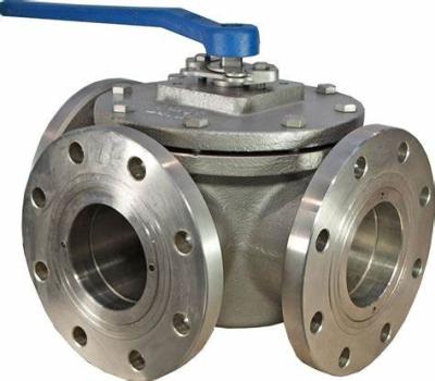 China General cf8m and cf8 body 3 way top quality ball valves for hydropower station for sale