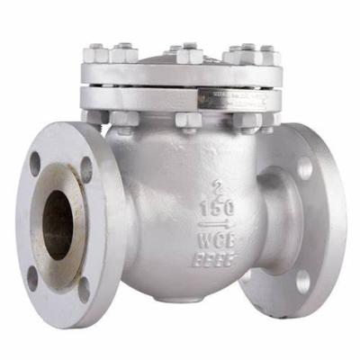 China Cast Iron 2 Inch PN16 General Fitting Pressure Ball Float Double Flap Oscillation Flanged Type For Water Supply Check Valve for sale