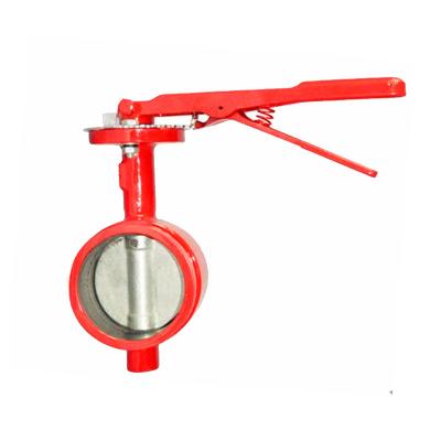 China General Cast Iron Body / Manual Disc Fire Fighting Extinguisher Butterfly Valve for sale