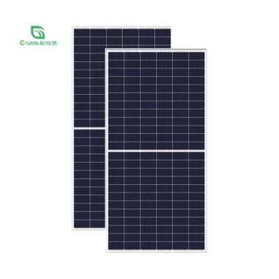 China Waterproof Outdoor 166mm Bifacial Mono Solar Power System Double-Glass Photovoltaic Panels for sale