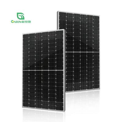 China Mono Solar Half Cut Cell 650W 670W Modul Crystalline Solar Panel From Power System Manufacturer for sale