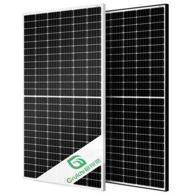 China Solar Power System Mono Bifacial Cells 500w 600w 700w Stack Plate144 Mono Cut Solar Panels for sale