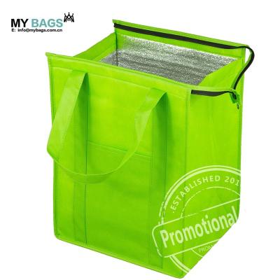 China Maimeng Customized Logo Waterproof Brand Printing Professional Delivery Insulated Cooler Bag To Keep Food Hot And Cold for sale