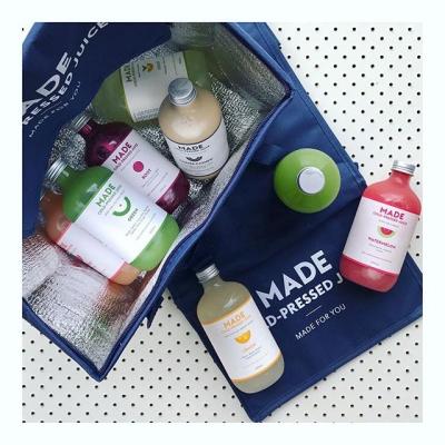 China High Quality Custom Made 600D Waterproof Factory Cooer Cold Pressed Juice Bags Custom Logo for sale