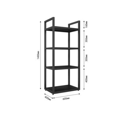 China Factory Sale Customized High Quality Melamine Custom Made Clothing Stacked Display Rack For Fashion Store for sale