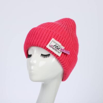 China Dobby Logo Winter Knitted Hat woven to order, Merino Wool Beanie Hats Merino Wool Beanie hat for sale