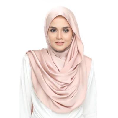 China Wholesale High Quality Malaysian Women's Bubble Satin Muslim Hijab Shawl For Women for sale