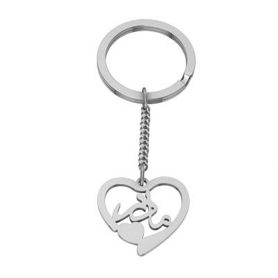 China 2022 James Perse Safety Keychains For Women Key Fashion Jewelry Llavero De Acero Inoxidable Metal Key Holder for sale