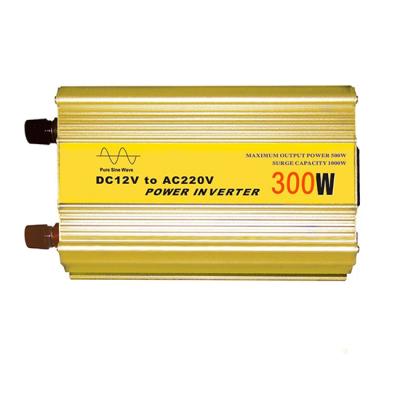 China Over Load 12V 24V DC To 300 Watt Mini Car Pure Sine Wave Inverter 300w AC 240V 230V 220V 120V 110V 300watt 350watt for sale