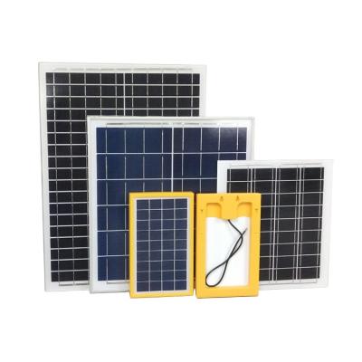 China Mono PV 5V 6V 12V 24V Solar Panel Mini Size Portable Solar Panel 2W 3W 4W 5W 8W 10W 20W 30W 40W 50W 60W 80W Poly Glass Light/Fan/Torch/Phone/Laptop Charging for sale