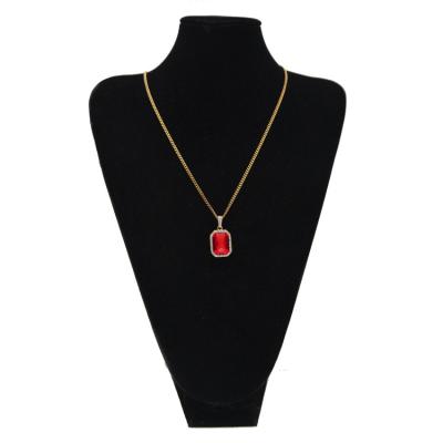 China GZYS JEWELRY Wholesale Hip Hop Jewelry Non-fading Natural Stone Crystal Charm Pendant for sale