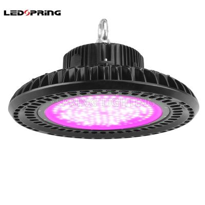 China Seed Starting Full Spectrum Hydroponic UFO LED Grow Light 200w 300w IP66 Waterproof Plants Led Grow Light for sale