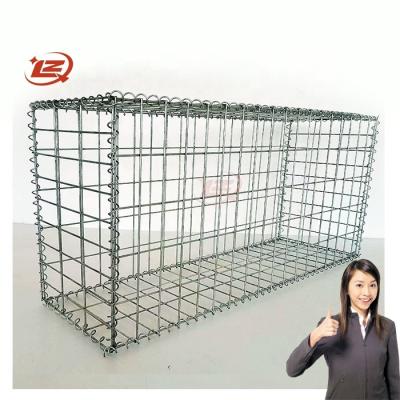 China Rustproof Gabion Mesh Retaining Wall 50x100mm 1X1X0.3m Galvanized Gabion Mesh Box for sale