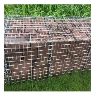 China Hot Dipped Galvanized Gabion Mesh Rock Welded Gabion For Exterior Landscape Garden Fence Wall for sale