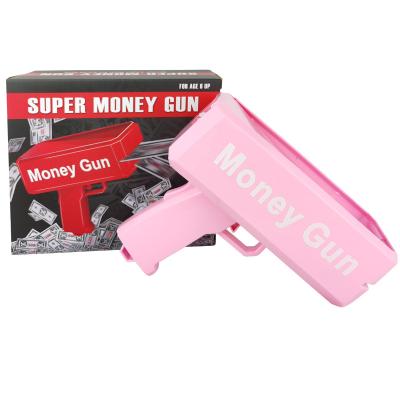 China Super Gun Toy Money Gun Shooter Toy Amazon Hot Sale Money Gun Toy Creative Banknote Gun Money Wholesale Electronic Gold for sale