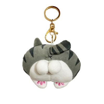 China Plush Sofe Stuffed Toy Hot Sell Kawaii Corgi and Cheese Cat Hip Animal Plush Butt Cartoon Decoration Pendant Small Bags Key Chain for sale