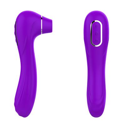 China 10 Frequency Sucking+Soft Vibration Usb Waterproof Sucking Vibrators Pleasure Quiet Wireless Rechargeable Double Motor Wireless Motor for sale