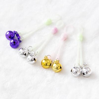 China Adult Products For Flirting Luminous Bells Milking Clips Milking Props Fluorescent Elastic Cords Skull Slide Buckles Milk Props Sexual Abuse Tools for sale