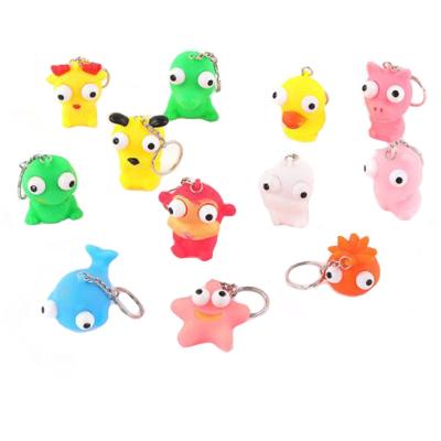 China Anti-stress Toys Cheap Promotional Gifts Funny Squeeze Toy Animal Pop Eye for sale