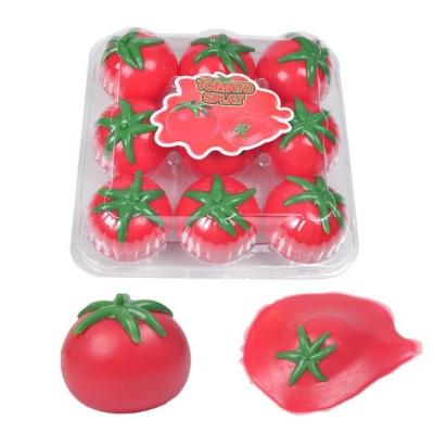 China Soft Squishy Squeezable Water Ball Tomato Toy Balls for sale