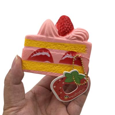 China For Cute Fun Anti Stress Slow Rebound Cake Topper Chain Pendant For Kids for sale