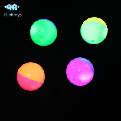 China Sale cheap custom high rebound factory logo flashing ball for sale